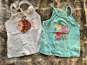 Lot de 2 débardeurs fille