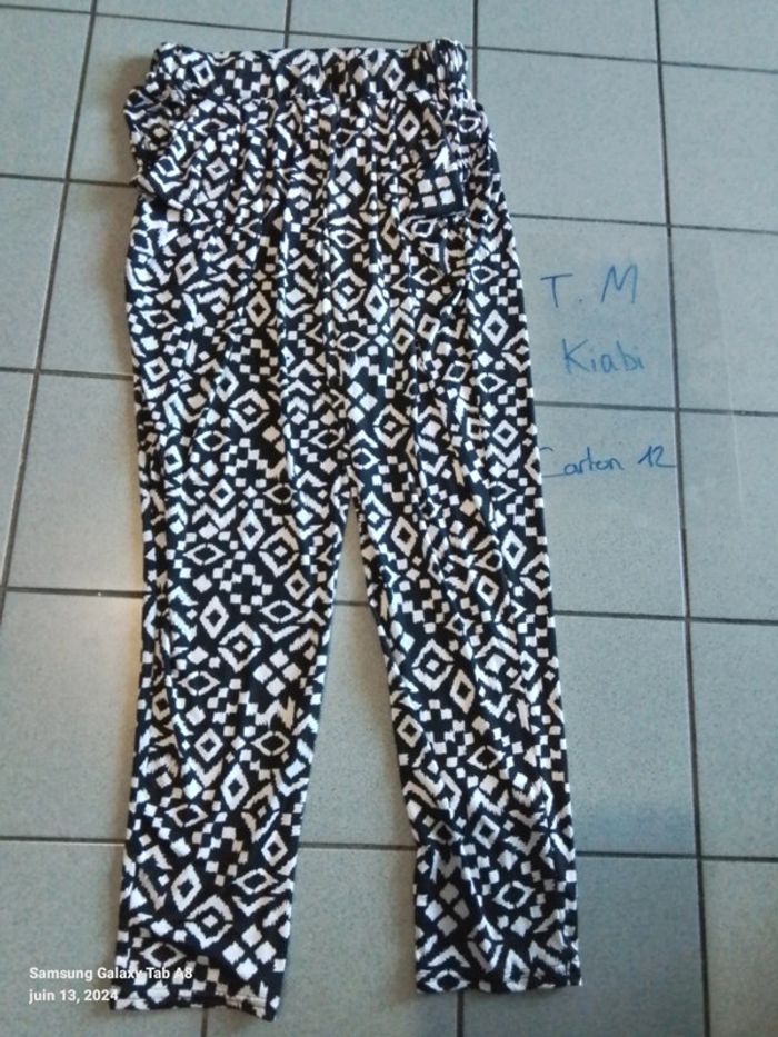 Pantalon fluide à motif - photo numéro 2