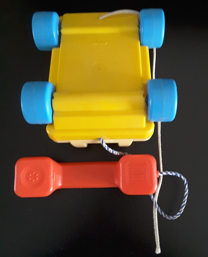 Téléphone à roulettes – Jouet Vintage – Chicco - photo numéro 7