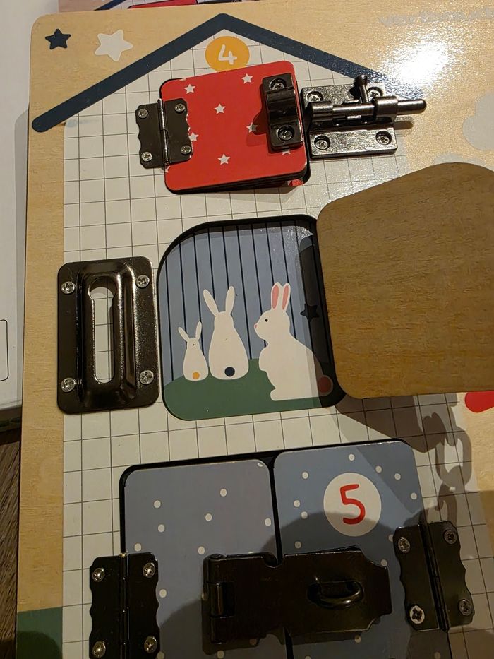 Planche à verrou motricité fine vertbaudet - photo numéro 8