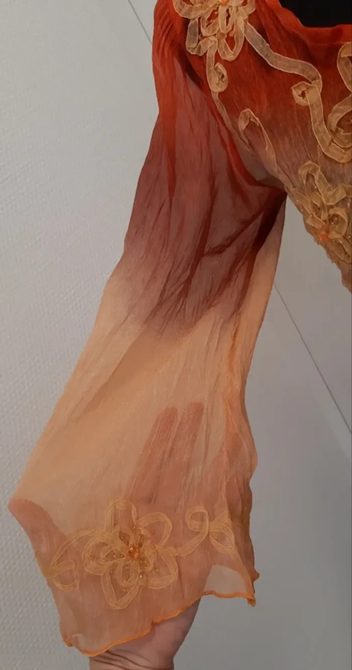 Magnifique tunique/ blouse manches longues Alexo de style bohème - photo numéro 11