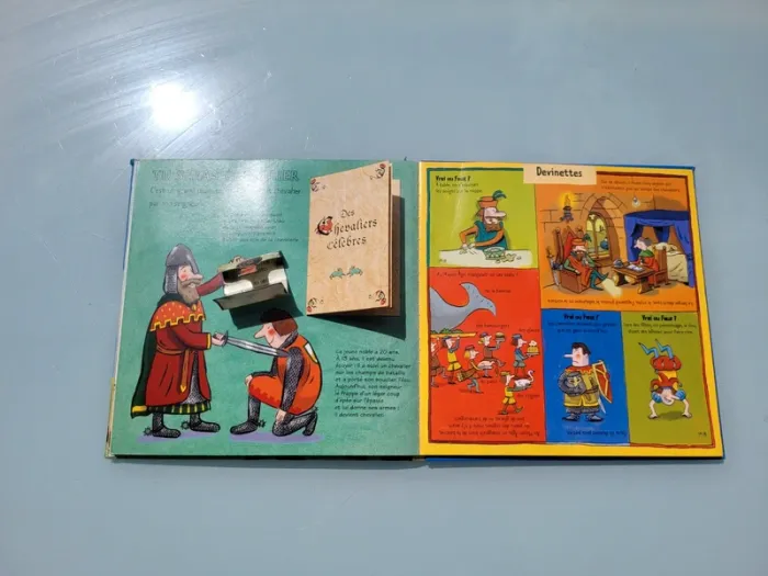 Livre animé de flaps, tirettes.. Kididoc 🛡 Les Chateaux-Forts 🐎 - photo numéro 8