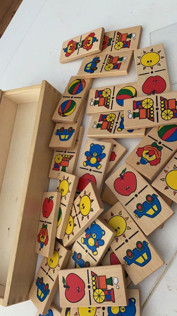 Boîte domino en bois - photo numéro 2