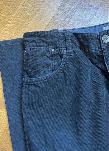 Pantalon jean chino velours Tommy Hilfiger Denim coupe droite T40 41 homme