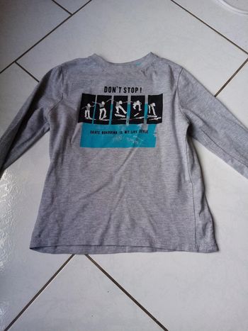 T shirt manche longue skateboard 8A