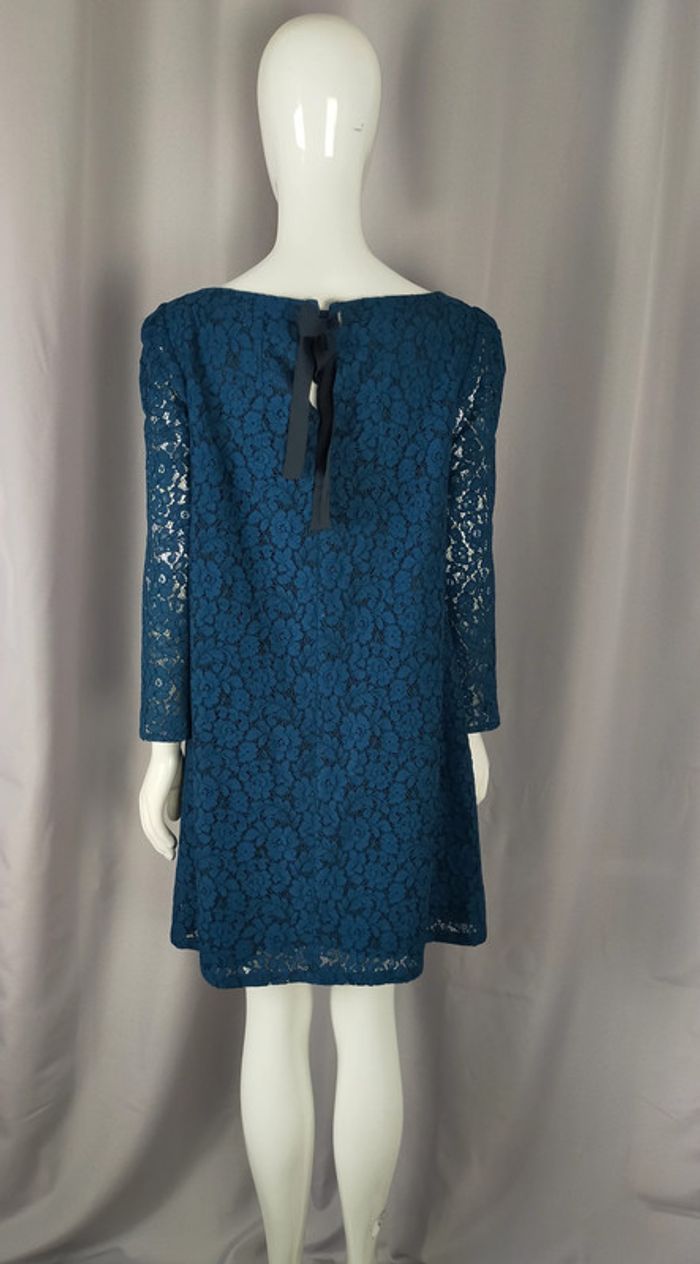 Robe en dentelle bleu nuit – Claudie Pierlot (Exclusivité) - photo numéro 17