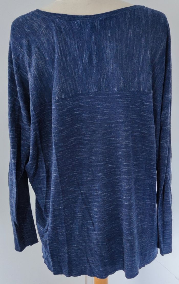Pull à manches longues taille 42|44 marque Primark bleu marine pour femme, très bon état - photo numéro 2