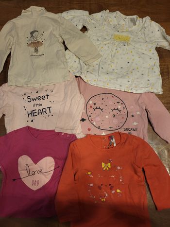 Lots de t-shirts manches longues