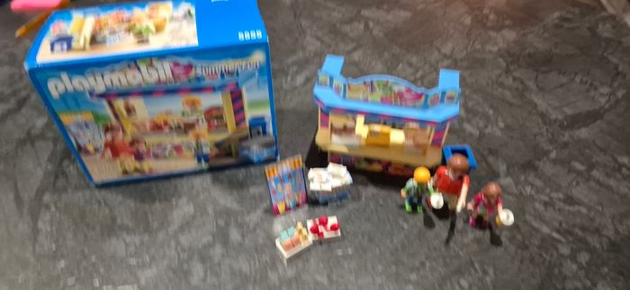 Playmobil stand friandises fête foraine