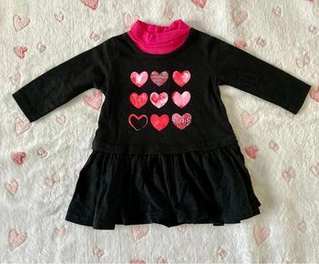 6 mois belle robe manches longues