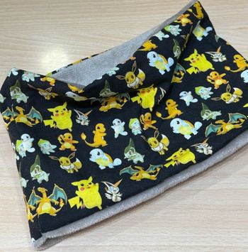 Snood tour de cou cache cou enfant Pokémon