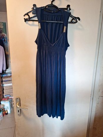 Robe marine décolleté S 36