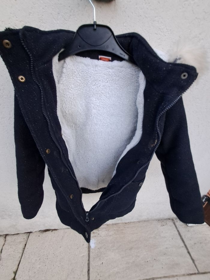 Manteau à paillettes tape à l'oeil 8ans fille - photo numéro 3