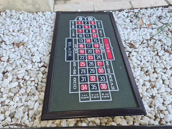 Jeu de casino 3 en 1, Roulette, coffret en bois de 100 jetons, 5 dés, 3 tapis de jeu, 1 ramasse jetons, - photo numéro 3