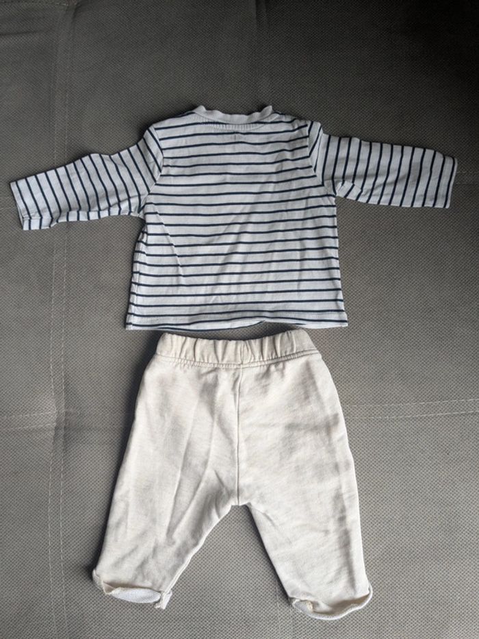 Ensemble top manches longues +pantalon - photo numéro 2