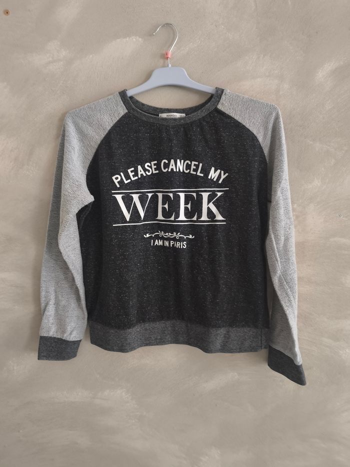 Sweat Gris Mango taille M