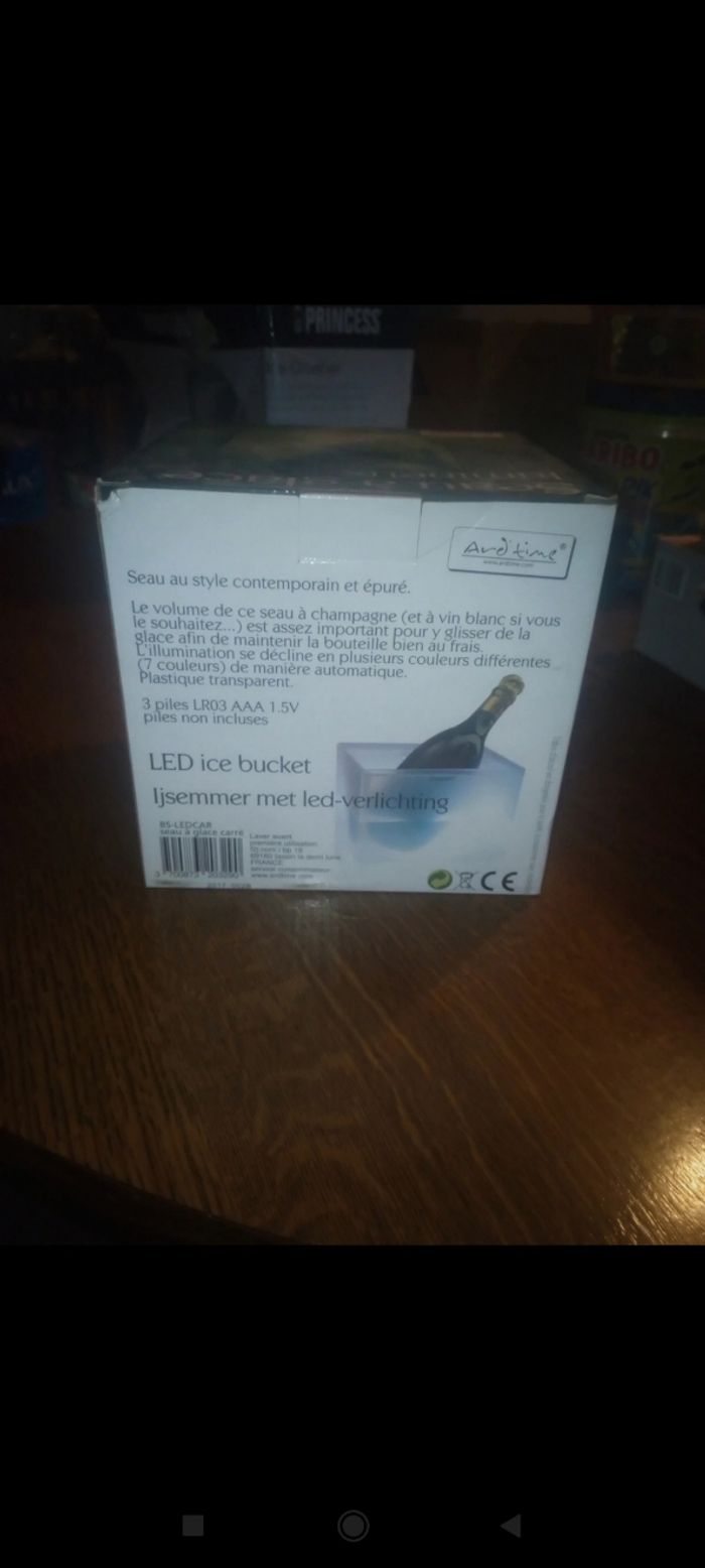 Seau à glace lumineux - photo numéro 2