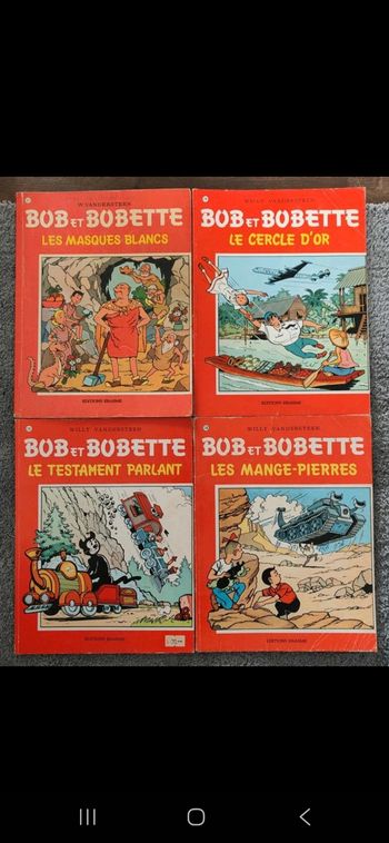 Lot de livres Bob et Bobette