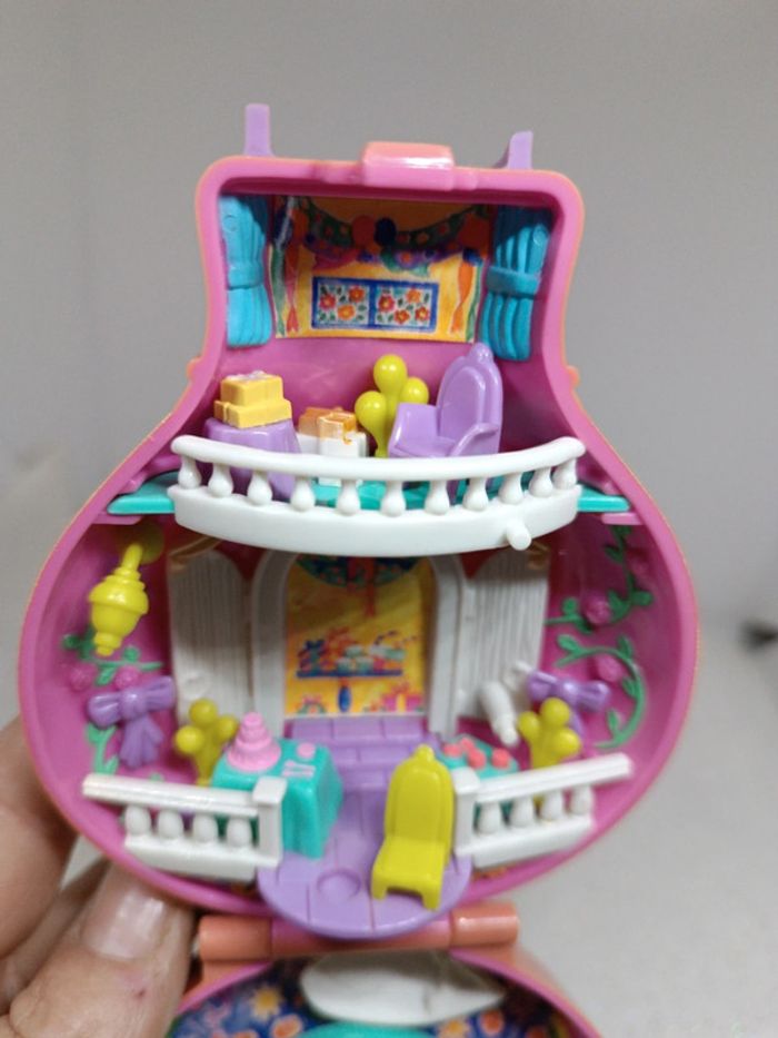 Polly pocket bluebird montgolfière balloon haut loin attraction manège UP away holiday miniature - photo numéro 8