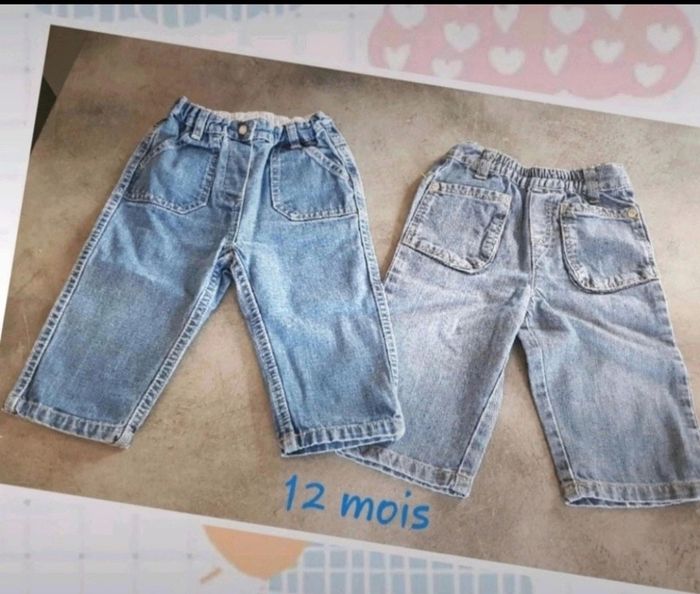 Lot de jeans 12 mois