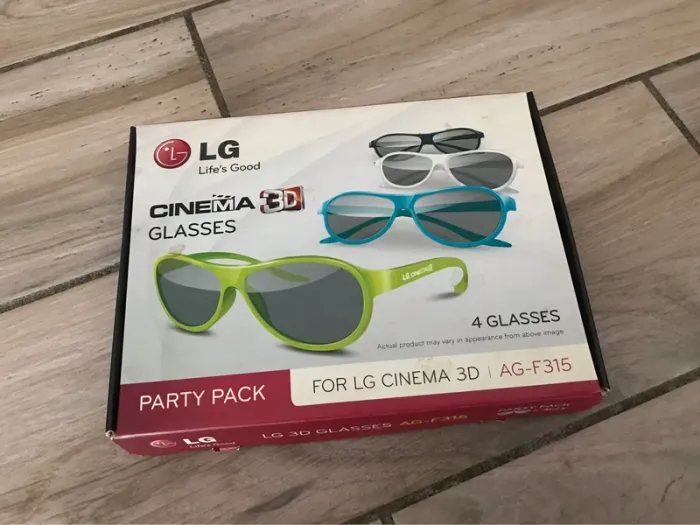 Lot Lunette 3D LG mixte