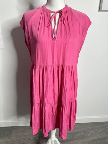 Robe babydoll rose bonbon Yessica T40 L