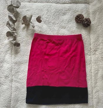 Jupe rose et noire