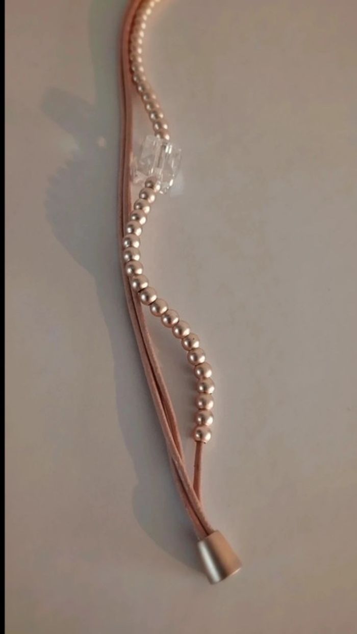 Bracelet marron clair aimanté brillant cube - photo numéro 8