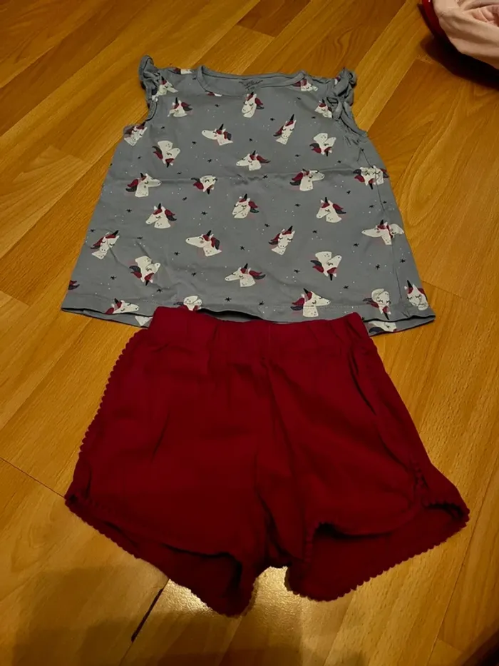 Pyjama short été fille 6 ans Du pareil au même DPAM