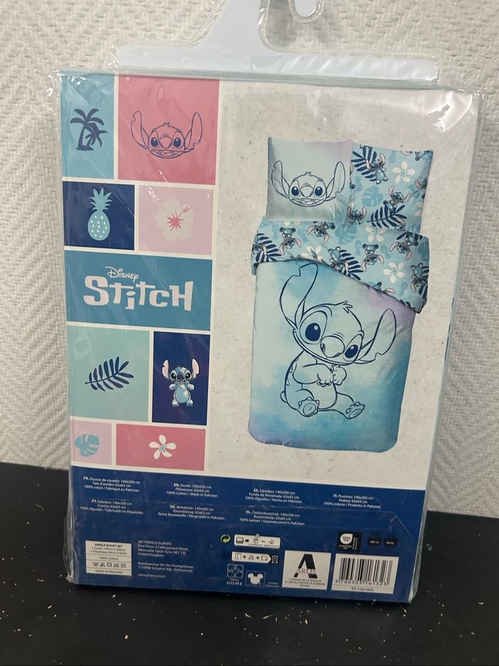 Parure Housse De Couette Lilo And Stitch En Coton - photo numéro 2