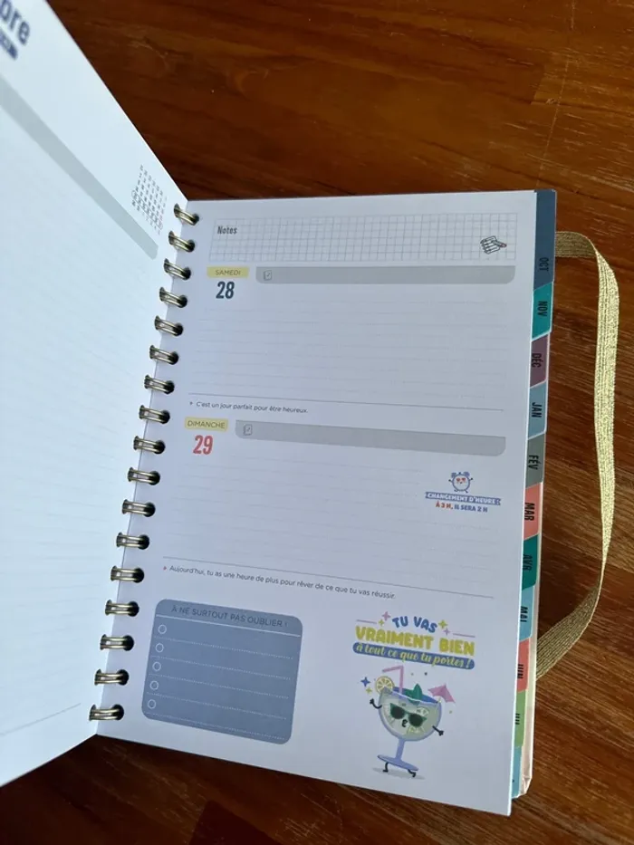 Agenda chaque jour sera mon jour - photo numéro 7