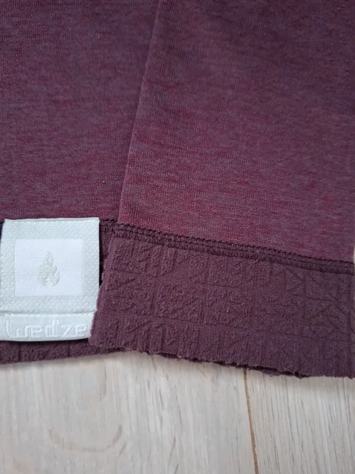 Lot de 2 ensembles de sous vêtements de ski Wedze violet 9 ans - photo numéro 5