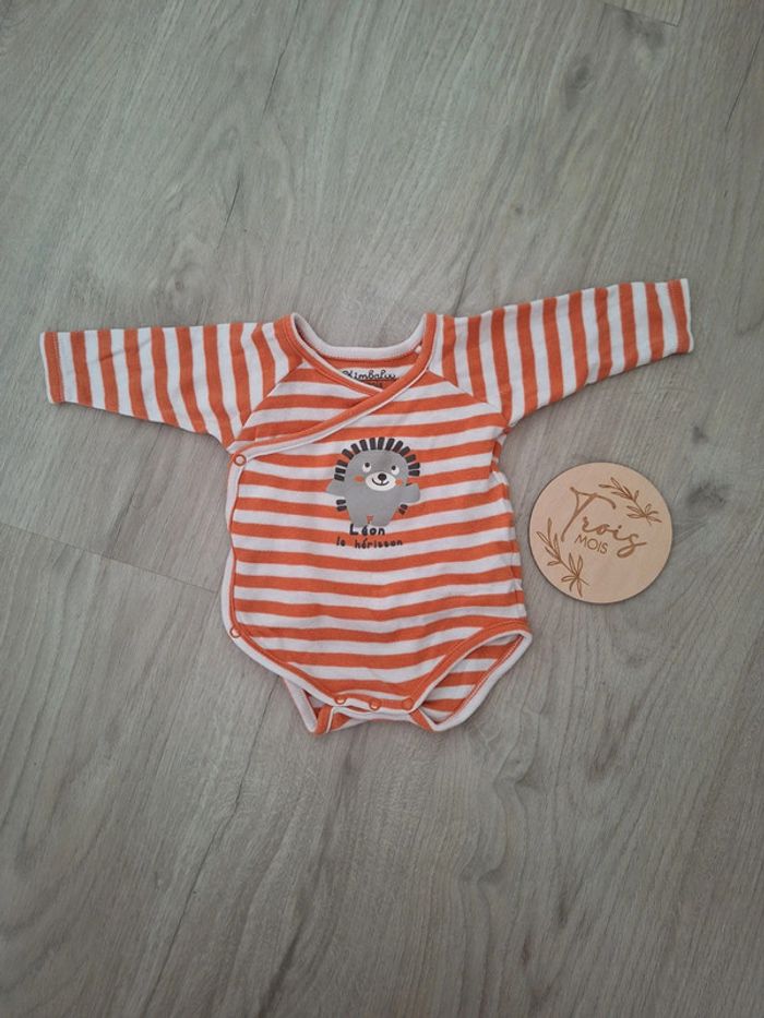 Body manches longues 3 mois