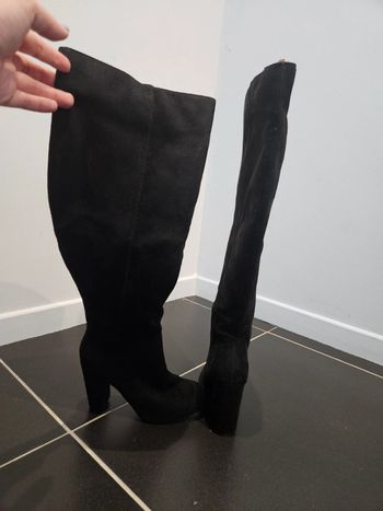 Botte noir en dain