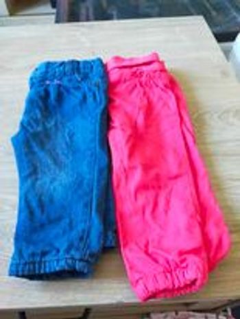 2 pantalons 6 mois