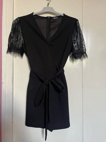 Combishort noire femme