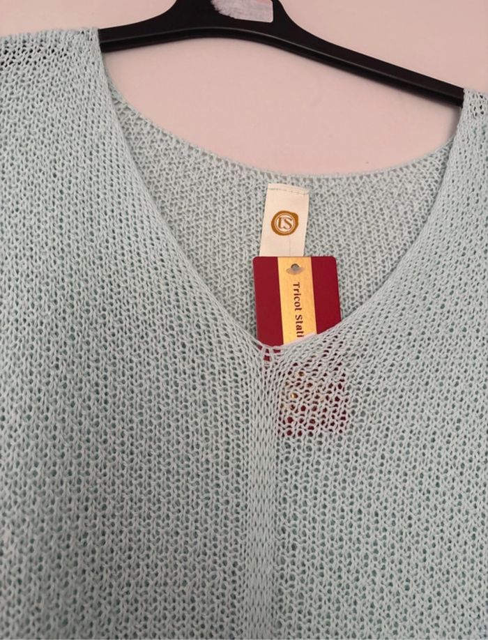 Pull menthe - photo numéro 3
