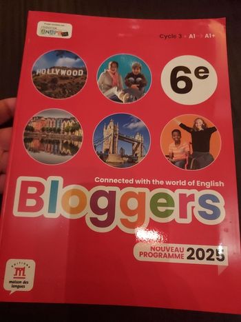 Bloggers 6e – Manuel – Nouveau programme 2025