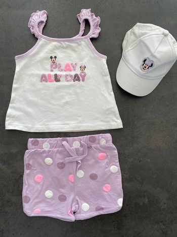 Ensemble été minnie 6mois