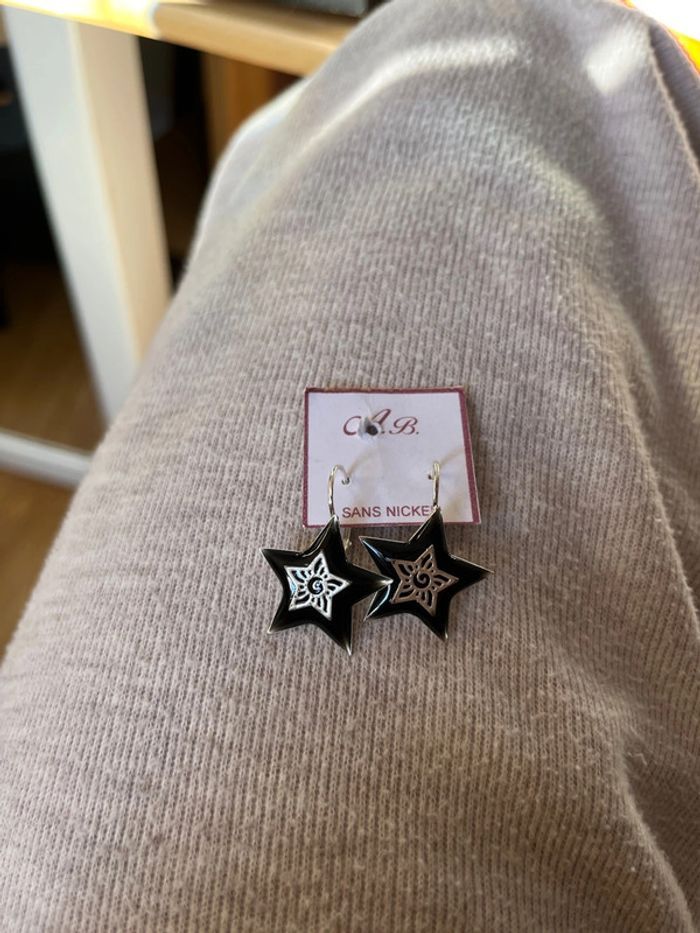 Boucle d’oreille Étoile - photo numéro 2