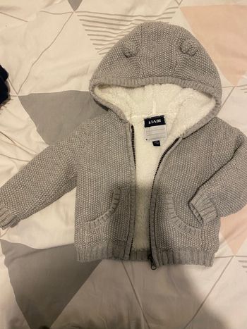 Gilet/veste polaire grise