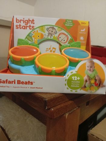 Tambour safari neuf dès 3 mois 