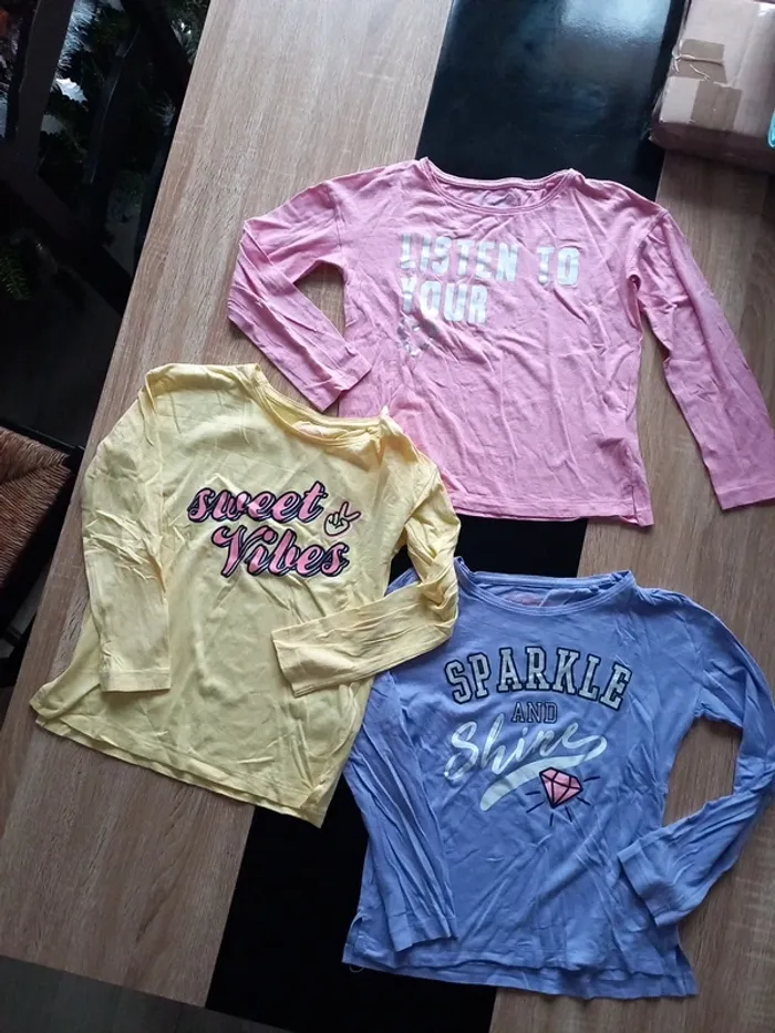 Lot de 3 hauts fille 7/10 ans - photo numéro 2