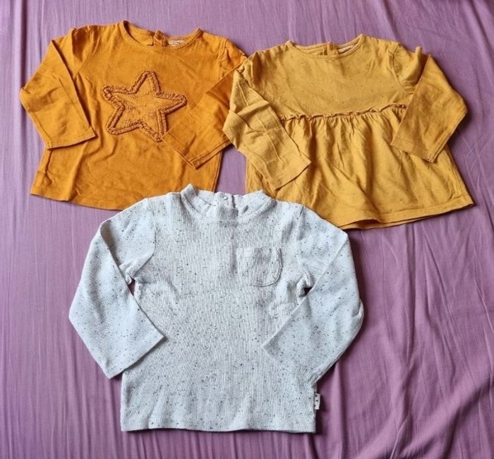 Lot 3 t shirt 24 mois, 83-89cm, 12kg