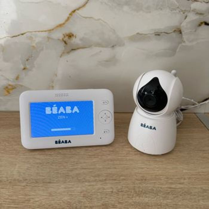 Babyphone Béaba Zen+ vendu dans sa boîte d’origine avec deux chargeurs d’origine. Très bon état, peu servi. - photo numéro 3