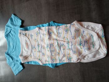 lot 2 bodies garcon tex baby nemo disney 71 cm 9 mois 