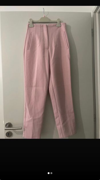 Pantalon droit rose