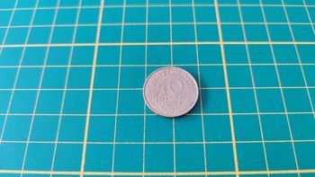 Pièce de 10 ct centimes de franc 1976 pièce de monnaie #SPDF