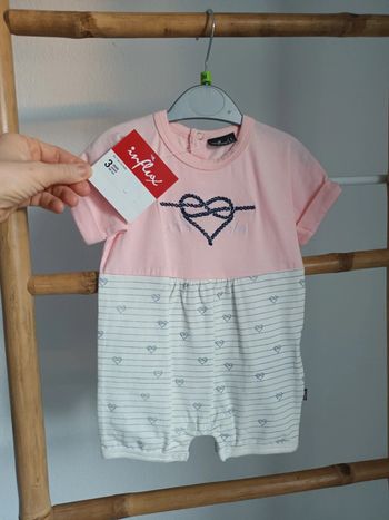 Combishort fille 3 mois neuve avec étiquette 🏷