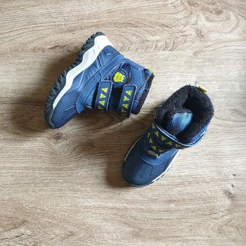 💙 Bottines fourrées à scratchs pointure 26 Lupilu #emyfleury_pointure26garçon